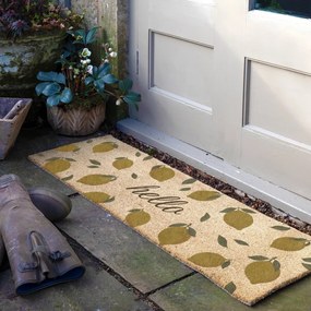 Zerbino in fibre di cocco 40x120 cm Hello Lemons – Artsy Doormats