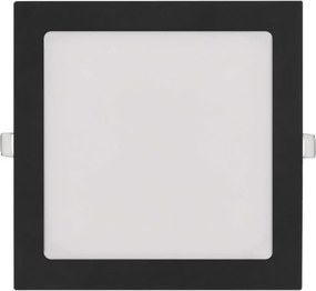 Apparecchio LED da incasso per controsoffitto NEXXO LED/18W/230V 3000/3500/4000K nero 22,5 x 22,5 cm