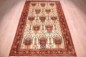 Hamedan Tappeto 220 x 130 (Iran) Annodato A Mano