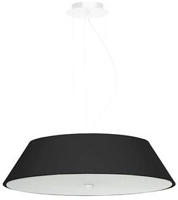 Sollux SL.0766 - Lampadario su filo VEGA 5xE27/60W/230V d. 60 cm nero