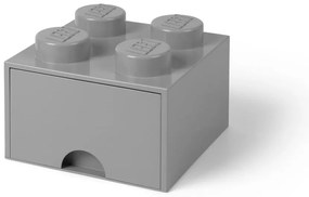 Scatola portaoggetti grigia quadrata - LEGO®