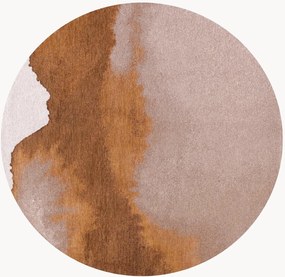 Tappeto rotondo jacquard lavabile da interno-esterno Lagoon