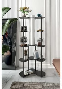 Lampada da terra con ripiani NOTO 1xE27/40W/230V nera