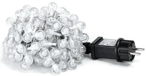 Aigostar - Catena LED natalizia da esterno 100xLED/8 funzioni 13m IP44 bianco freddo