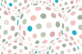 Carta da parati – Illusione di sfere colorate