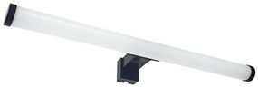 Illuminazione LED per specchio da bagno, 10 W, 230 V, 45 cm, IP44, nero