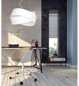 Lampadario a sospensione con filo VIENO 3xE27/15W/230V bianco