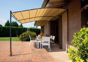 Pergola da Giardino in Ferro 4X3m Vorghini Chains Sabbia...