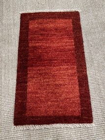 Gabbeh Tappeto 40 x 60 Rosso (Iran) Annodato A Mano