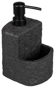 WENKO 54667100 - Dispenser di sapone FESTIVAL 10,5x18 cm nero