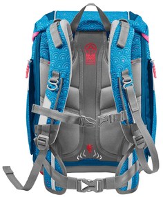 Zaino/cartella scuola 2IN1 PLUS – Set 6 pezzi, Step by Step Dolphin Pippa
