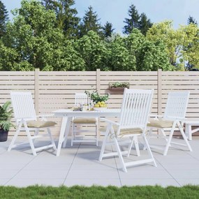 Cuscini Per Sedia 4 Pz Beige 40x40x7 Cm İn Tessuto Oxford /