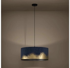 Eglo 39974 - Lampadario a sospensione con filo CASUARITA 1xE27/40W/230V diametro 53 cm blu/oro