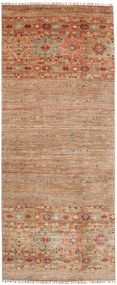 Samarkand Tappeto 290x120 Grigio (Pakistan) Annodato A Mano