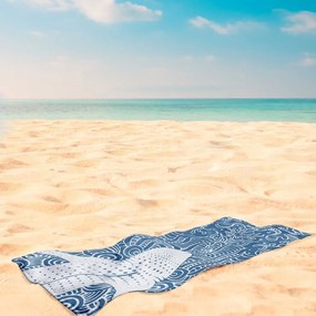 Telo mare blu 90x180 cm Shark - DecoKing