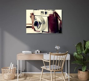 Stampa su tela – Fotocamera retrò elegante