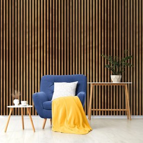 Carta da parati – Imitazione lamelle di legno