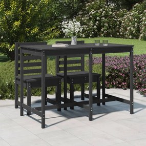 Tavolo da Giardino Grigio 159,5x82,5x110 cm Legno Massello Pino