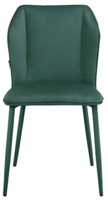 Set di sedie da pranzo in velluto verde 2 pz Wilma - Støraa