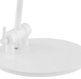 Argon 4996 - Lampada da tavolo GABIAN 1xE27/15W/230V bianco