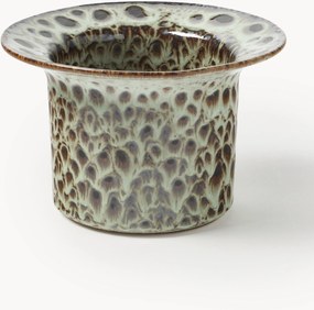 Portavaso fatto a mano con smalto reattivo Balou, alt. 10 cm