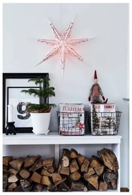 Markslöjd 703553 - Decorazione natalizia ELIN 1xE14/25W/230V bianco/rosso 75 cm