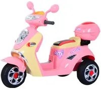 Moto Elettrica per Bambini 6V Motorino Rosa