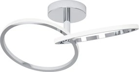 Eglo 902145 - Plafoniera a LED CONGIUNTI LED/12W/230V 2700/4000/6500K finitura cromata
