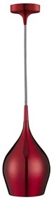 Searchlight - Lampadario a sospensione con filo VIBRANT 1xE14/40W/230V rosso