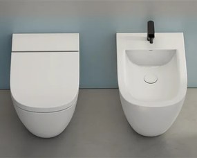 Ceramica Globo Stockholm Multi Bidet filo parete a pavimento in ceramica Bianco Opaco