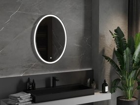 Mexen Elz specchio da bagno retroilluminato 60 x 80 cm, LED 6000K, antinebbia - 9802-060-080-611-00