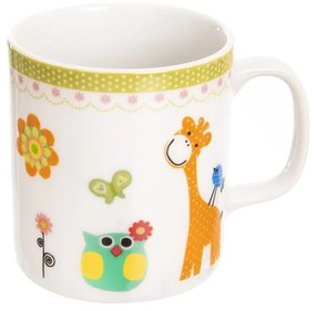 Set da pranzo per bambini in porcellana 3 pezzi Giraffa - Orion