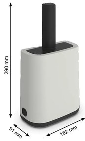 Cazzuola con supporto 9x16 cm Biala - Rotho