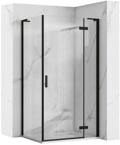 Cabina doccia REA Hugo Black 90x90