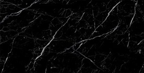 Mexen Simba Gres nero lucido rettificato G1, piastrella per pavimento e parete 120 x 60 cm, alta lucentezza - TL210-120-060-00