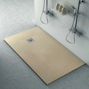 Piatto doccia in resina 80x170 rettangolare Karen pietra tortora