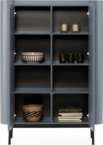 Armadietto blu polveroso 100x140x40 cm Willa – MOME