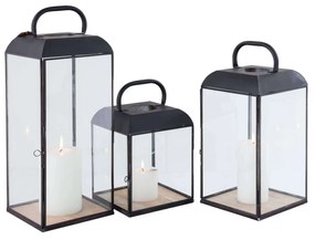 ANASTASIE - lanterna in vetro e acciaio