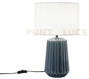 Lampada da tavolo kiowa ottanio 1 luce attacco e27 28x28x46cm base ...