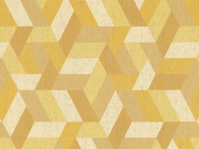 Unreal cuscini a fantasia geometriche in tessuto idrorepellente disponibile in diverse colorazioni giallo