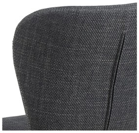 Sedie da pranzo grigio scuro in set di 2 Batilda - Actona