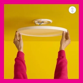 WiZ - Plafoniera LED RGB dimmerabile SUPERSLIM LED/32W/230V Wi-Fi bianco