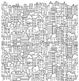 Fotomurale City, multicolore 159 x 280 cm