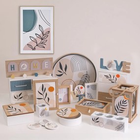 Scatole in set con coperchio/decorative 2 pz ø 20x8,5 cm – Casa Selección