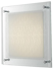 Lampadario Plafoniera Led Joyce Coordinati Colore Bianco 36W Mis 42 x 42 cm