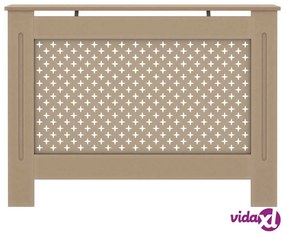 vidaXL Copertura per Radiatore 112x19x81,5 cm in MDF