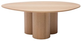 Tavolino da salotto design legno chiaro L100 cm HOLLEN
