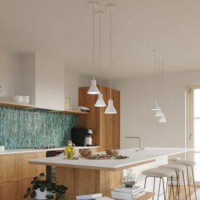 Sollux SL.0983 -  Lampadario su filo TALEJA 1xE27/60W/230V bianco