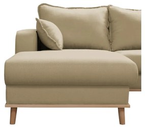 Divano angolare beige (angolo sinistro) Beata - Ropez