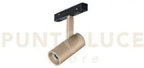 Spot per sistema binario led 3000k 546lm 7w oro  d.4cm